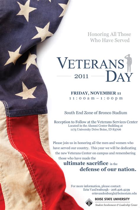 Veterans Day Invitation Template